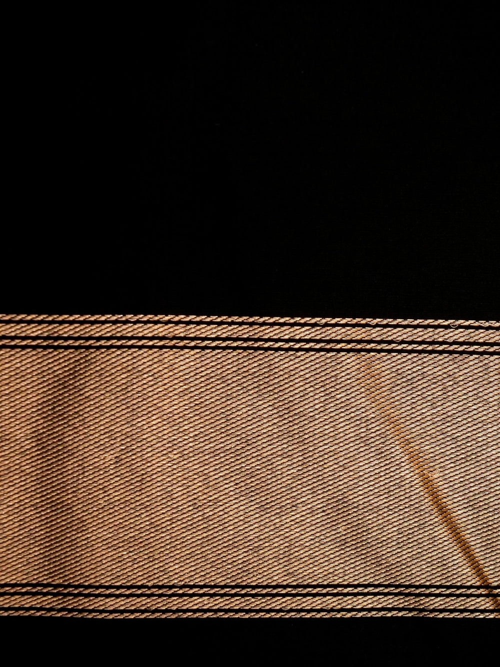 Handwoven Black Banarasi Katan Silk Saree