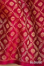 Vantara | Handwoven Blue Banarasi Katan  Soft Silk Saree