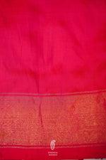 Handwoven Pink Banarasi Katan Silk Saree