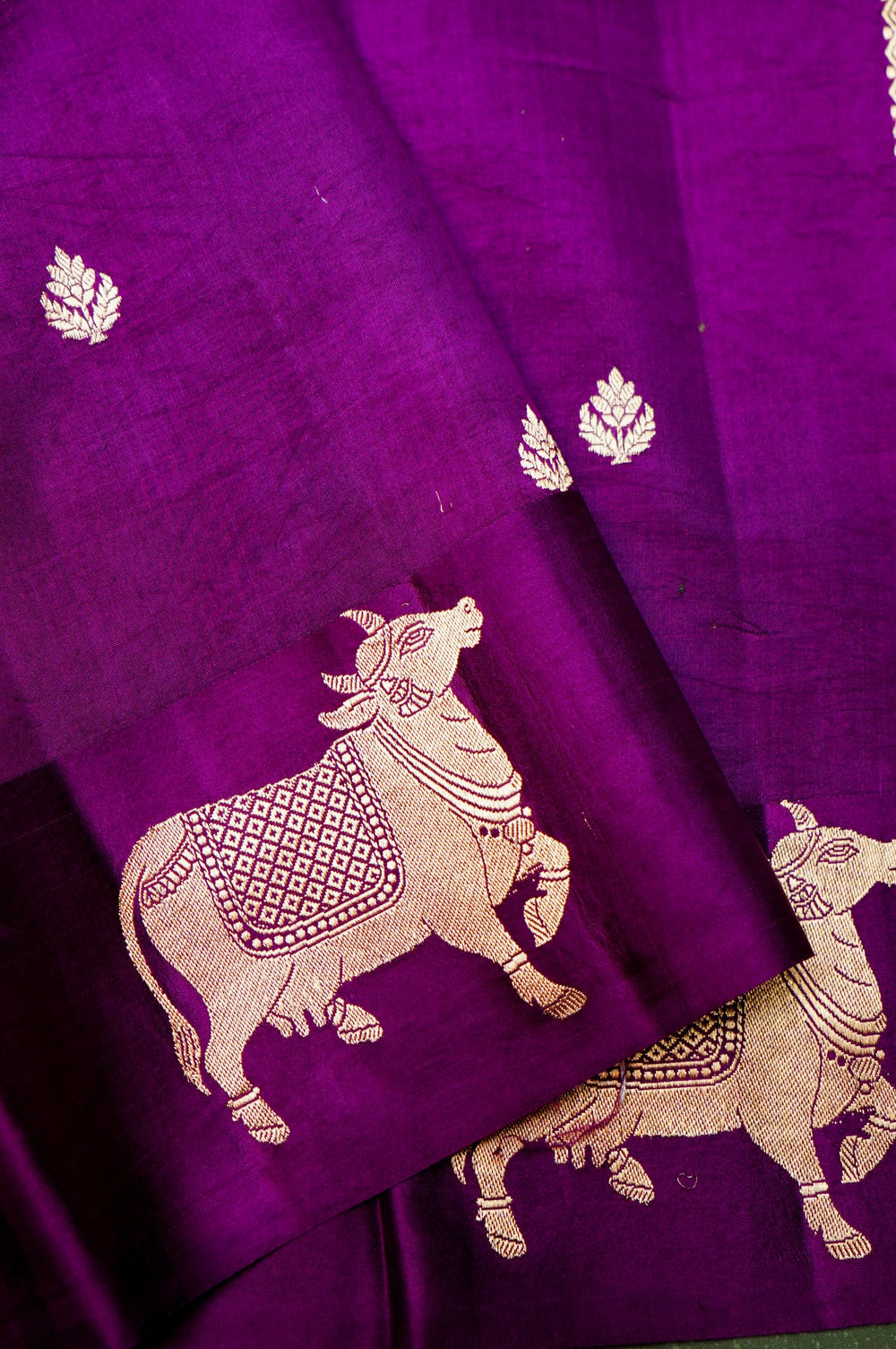 Handwoven Light Purple Banarasi Katan Soft Silk Saree