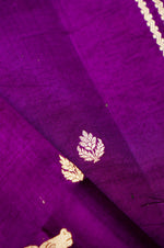 Handwoven Light Purple Banarasi Katan Soft Silk Saree