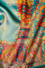 Banarasi Sea Green Blended Moonga Silk Saree