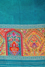 Banarasi Sea Green Blended Moonga Silk Saree