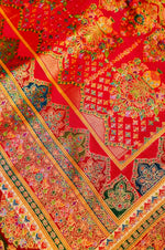 Banarasi Beige Blended Moonga Silk Saree