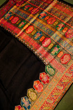 Banarasi Black Blended Moonga Silk Saree