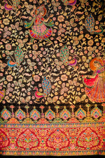 Banarasi Black Blended Moonga Silk Saree