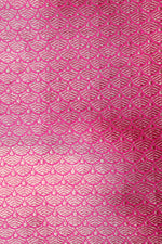 Vantara | Handwoven Rani Pink Banarasi Katan Silk Saree