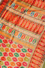 Banarasi Multi Color Blended Moonga Silk Saree