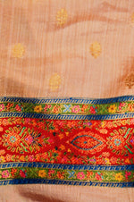 Banarasi Multi Color Blended Moonga Silk Saree