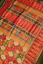 Banarasi Multi Color Blended Moonga Silk Saree