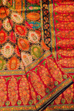 Banarasi Multi Color Blended Moonga Silk Saree