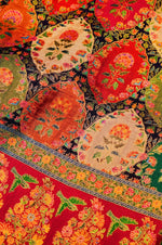 Banarasi Multi Color Blended Moonga Silk Saree