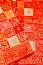 Banarasi Multi Color Blended Moonga Silk Saree