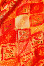 Banarasi Multi Color Blended Moonga Silk Saree