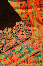 Banarasi Black Blended Moonga Silk Saree