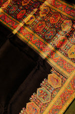 Banarasi Black Blended Moonga Silk Saree