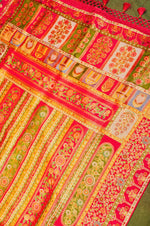 Banarasi Multi Color Blended Moonga Silk Saree