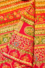 Banarasi Multi Color Blended Moonga Silk Saree