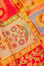 Banarasi Multi Color Blended Moonga Silk Saree
