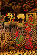 Banarasi Black Blended Moonga Silk Saree