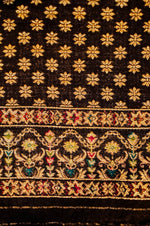 Banarasi Black Blended Moonga Silk Saree
