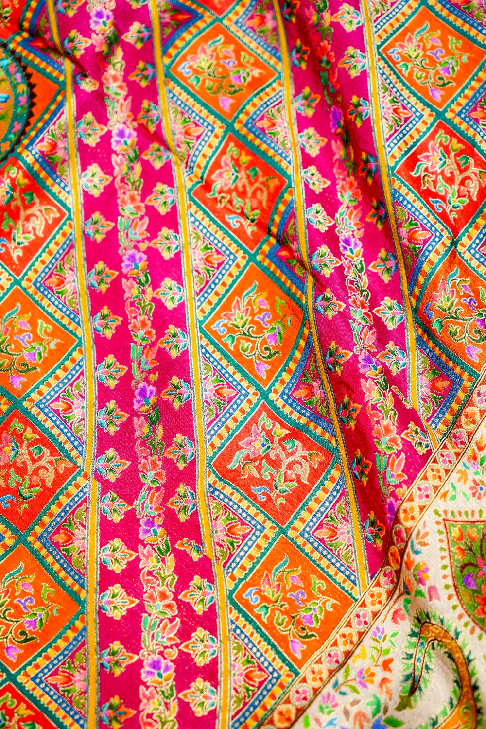 Banarasi Rani Pink Blended Moonga Silk Saree