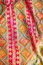 Banarasi Rani Pink Blended Moonga Silk Saree