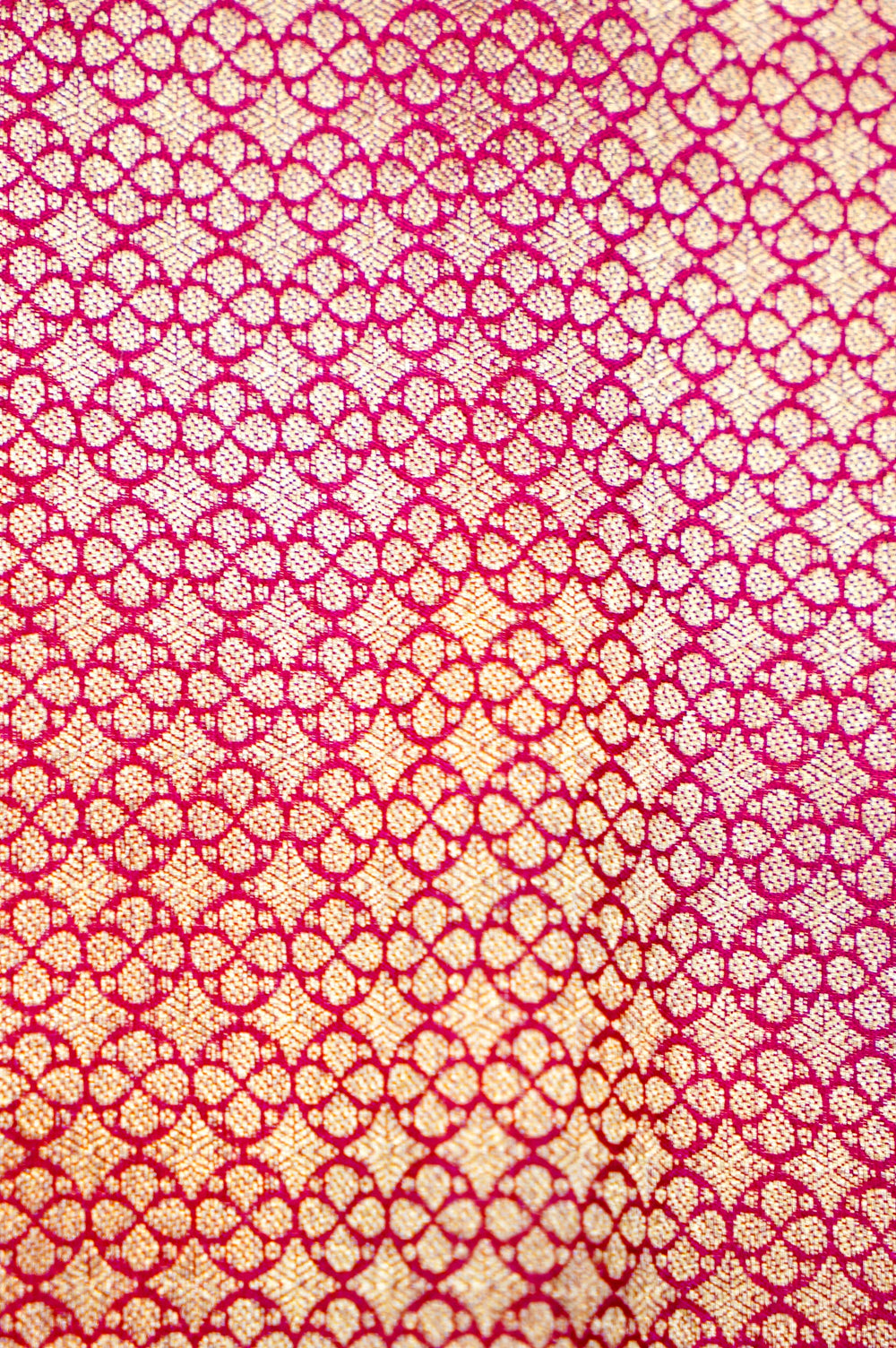 Banarasi Rani Pink Blended Moonga Silk Saree