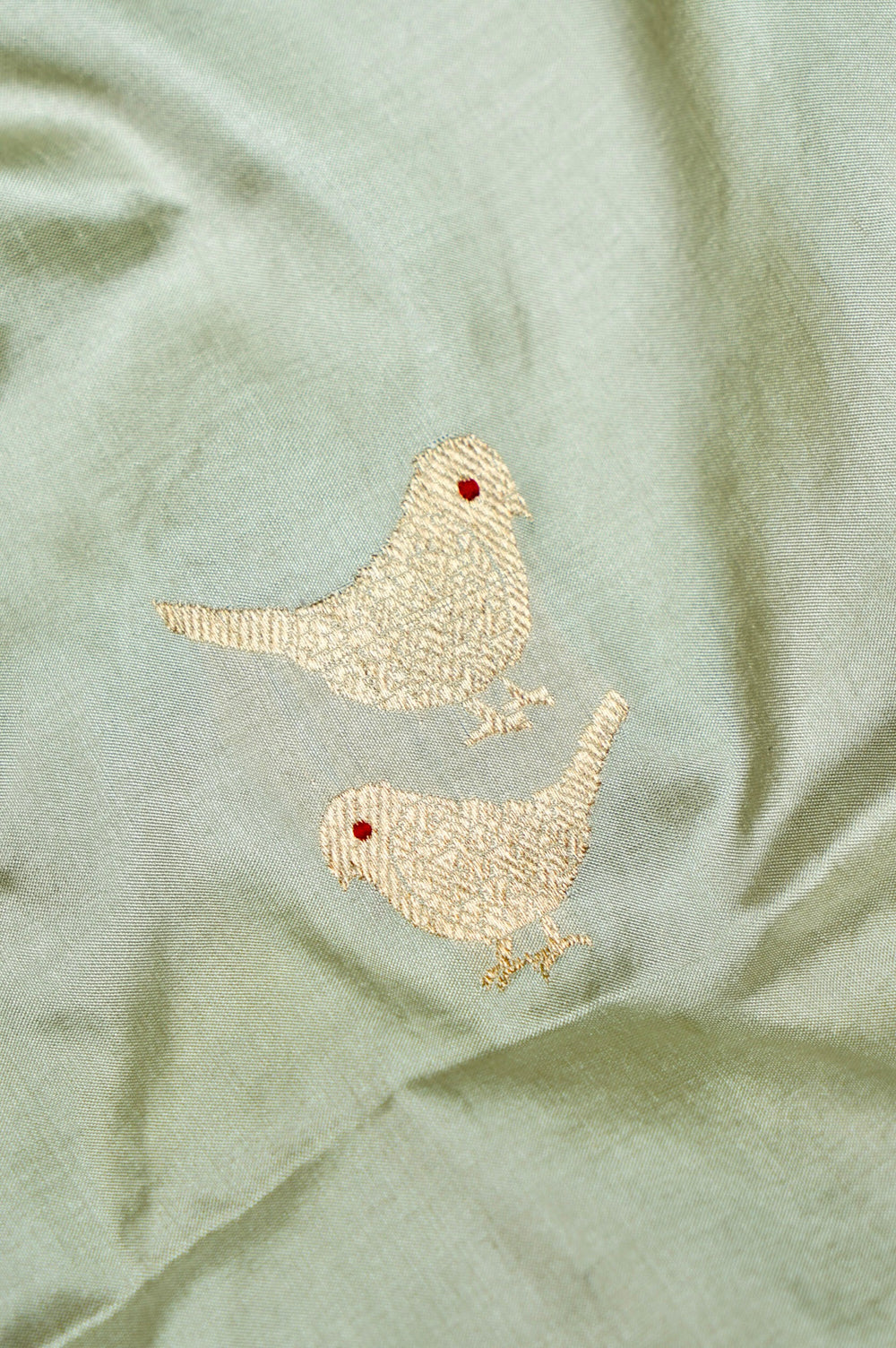 Vantara | Handwoven Light Grey Banarasi Katan Silk Saree