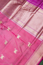 Vantara | Handwoven Pink Banarasi Katan Silk Saree