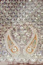 Designer Silver Handwork Tissue Silk Saree
