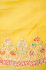 Handwoven Rangkat Banarasi Khaddi Georgette Saree