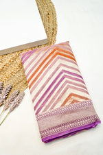 Handwoven Rangkat Banarasi Khaddi Georgette Saree