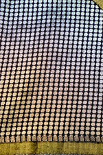 Handwoven Black Banarasi Moonga Silk Saree