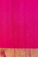 Handwoven Orange  Banarasi Soft Silk Saree