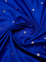 Handwoven Royal Blue Banarasi Katan Silk Suit