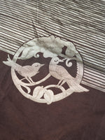 Handwoven Brown Motifs Banarasi Mashru Katan Silk Co-ord Set