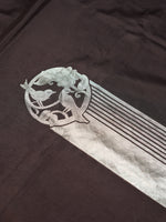 Handwoven Brown Motifs Banarasi Mashru Katan Silk Co-ord Set