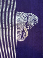 Handwoven Purple Motifs Banarasi Mashru Katan Silk Co-ord Set