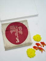 Handwoven Golden Motifs Banarasi Tissue Silk Co-ord Set