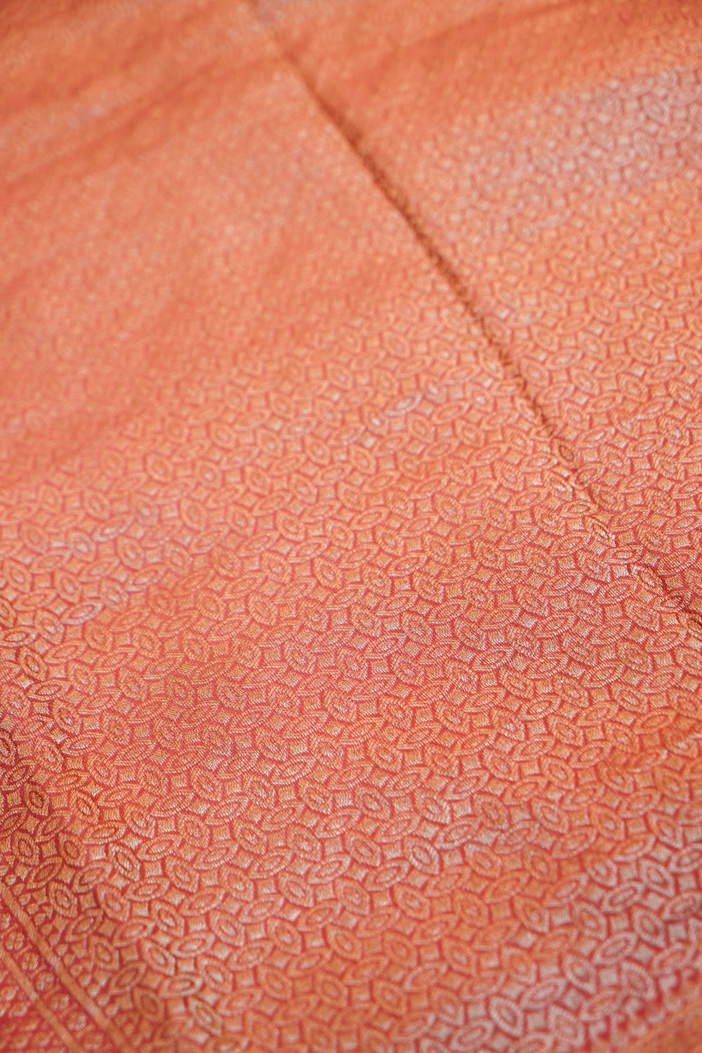 Rose Pink Brocade Crepe  Handwoven Banarasi Saree