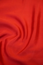 Blood Red Brocade Crepe  Handwoven Banarasi Saree