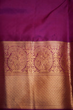 Butter Yellow Motif Katan Silk Kanjivaram