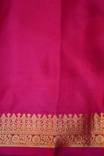 Canary Yellow Motif Katan Silk Handwoven Banarasi Saree