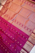 Violet Purple Tanchoi Katan Silk Kanjivaram
