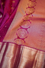 Violet Purple Tanchoi Katan Silk Kanjivaram