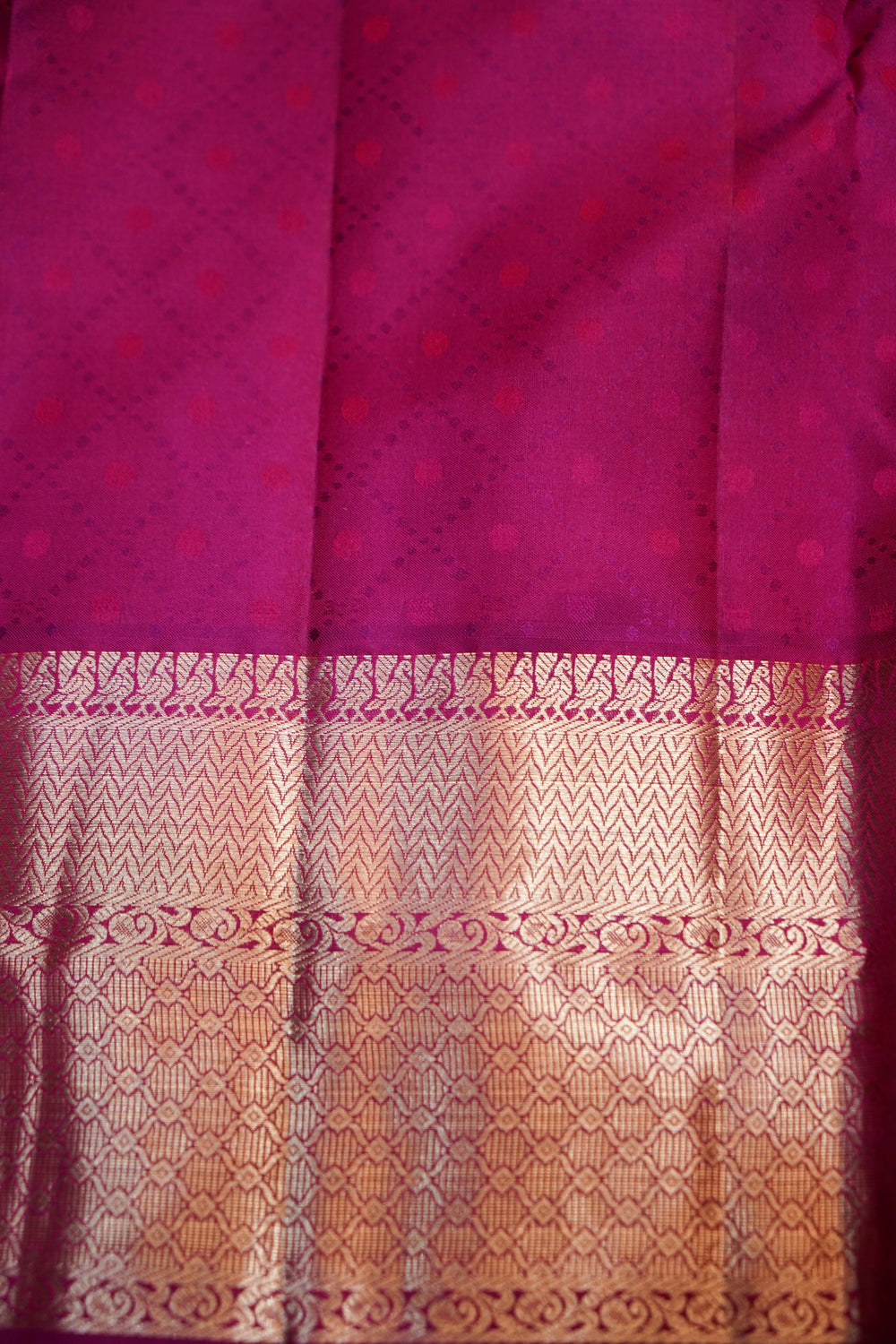 Violet Purple Tanchoi Katan Silk Kanjivaram