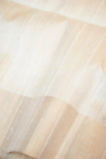 Pearl White Ikat Print Tussar Silk Handwoven Banarasi Saree