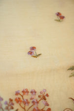 Ivory White Mul Chanderi Handwoven Banarasi Suit
