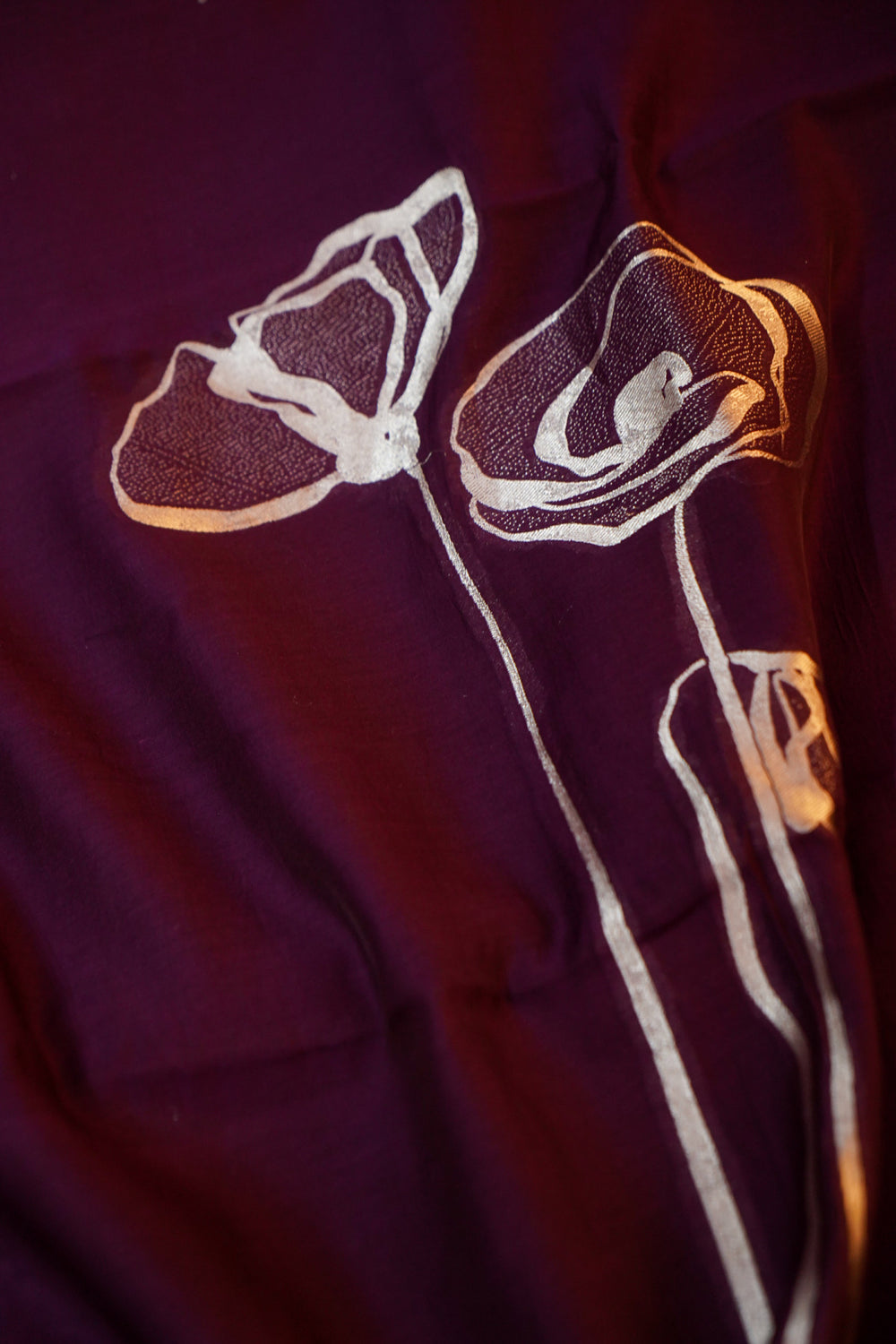 Mulberry Purple Katan Silk Handwoven Banarasi Suit